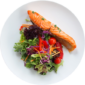 Raw Salmon Salad